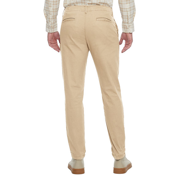 Mutual Weave Stretch Mens Slim Fit Flat Front Pant