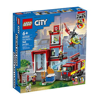 Modtager Bevægelig Autonom Lego City Fire Station 60320 (540 Pieces) - JCPenney