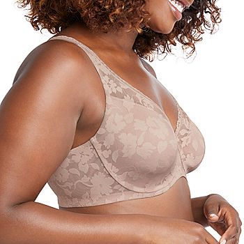 Bali Passion For Comfort Comfy Glam Underwire Full Coverage Bra Df6590 -  JCPenney