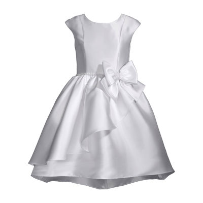 Bonnie Jean Little & Big Girls Short Sleeve Cap Sleeve Flower Girl Fit