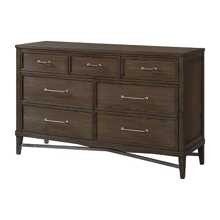 The Zion Bedroom Collection 7-Drawer Dresser, One Size, Brown