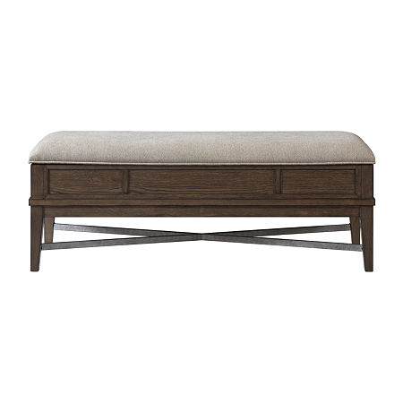 The Zion Bedroom Collection Bench, One Size, Brown