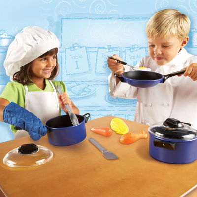 Learning Resources Pretend & Play® Pro Chef Set Play Kitchen
