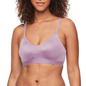 Warner's Easy Does It Wireless Bra XL Seamless Stretch Smoothing RM3911A  Maroon