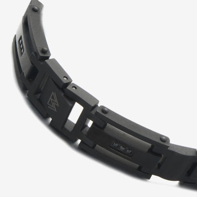 Mens Stainless Steel 8 1/2 Inch Link Bracelet