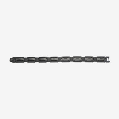 Mens Stainless Steel 8 1/2 Inch Link Bracelet
