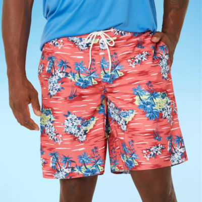 St. John's Bay Big and Tall Men's Swim Board Short With 9" Inseam