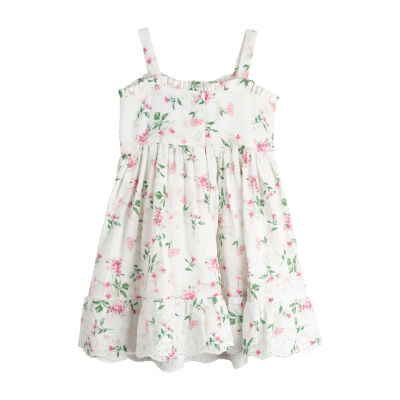 Rare Editions Toddler Girls Sleeveless Babydoll Dress
