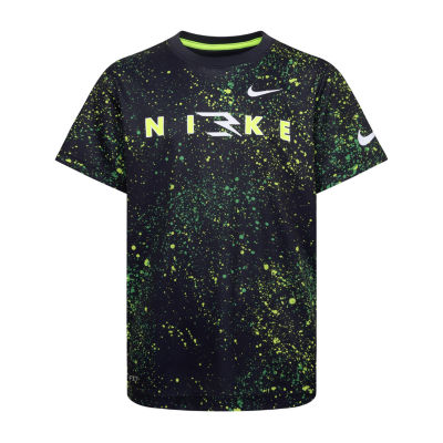 Nike 3BRAND by Russell Wilson Big Boys Dri-Fit Crew Neck Short Sleeve Graphic T-Shirt