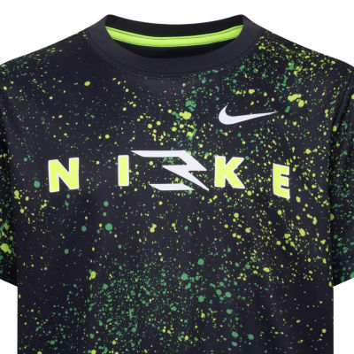 Nike 3BRAND by Russell Wilson Big Boys Dri-Fit Crew Neck Short Sleeve Graphic T-Shirt