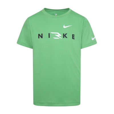 Nike 3BRAND by Russell Wilson Big Boys Dri-Fit Crew Neck Short Sleeve Graphic T-Shirt