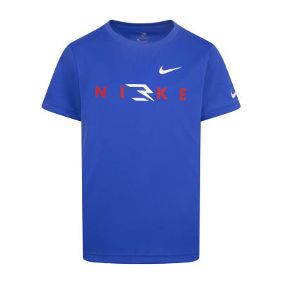 Nike 3BRAND by Russell Wilson Big Boys Dri Fit Crew Neck Short Sleeve Graphic T Shirt Westland Mall