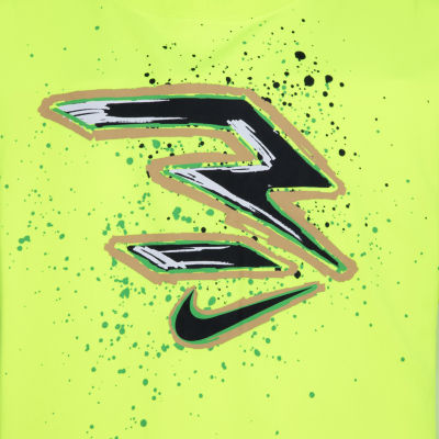 Nike 3BRAND by Russell Wilson Big Kid Boys Crew Neck Short Sleeve Regular Fit Graphic T-Shirt