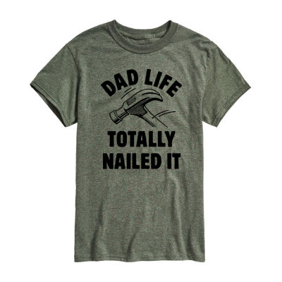 Mens Short Sleeve Dad Life Graphic T-Shirt