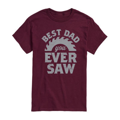 Mens Short Sleeve Best Dad Graphic T-Shirt