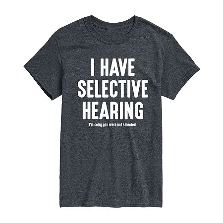 Mens Short Sleeve Graphic T-Shirt, Medium, Gray