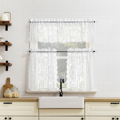 No 918 Nina Lace Rod Pocket Scallop Valances