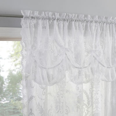 No 918 Nina Lace Sheer Rod Pocket Single Balloon Shade