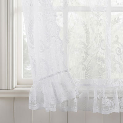 No 918 Nina Lace Sheer Rod Pocket Single Balloon Shade