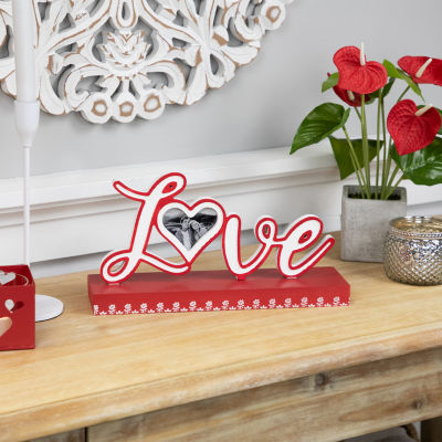 Northlight 12" Love Valentine's Day 1-Opening Tabletop Frame