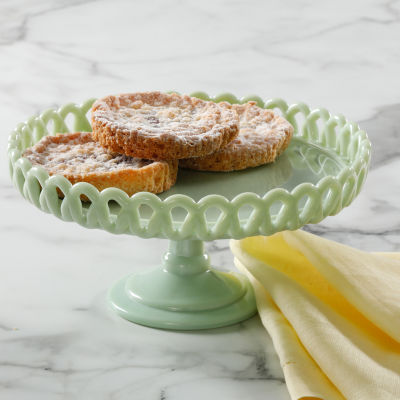 Martha Stewart Highbrook Highloop Glass Cake Stand