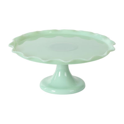 Martha Stewart Highbrook 11x4 Ruffle Glass Cake Stand