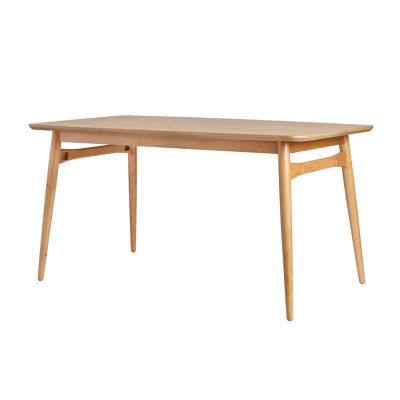 Rectangular Wood-Top Dining Table