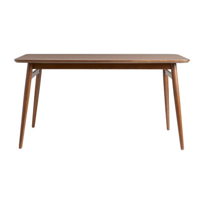 Rectangular Wood-Top Dining Table