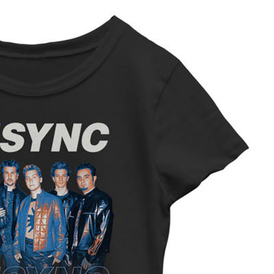 Little & Big Girls Crew Neck Short Sleeve NSYNC Graphic T-Shirt
