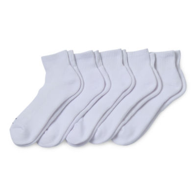 Xersion Running 5 Pair Quarter Ankle Socks Mens