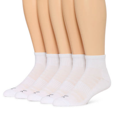 Xersion Running 5 Pair Quarter Ankle Socks Mens