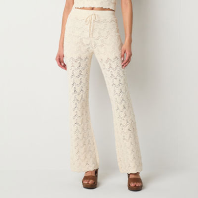 Arizona-Juniors Womens Low Rise Straight Pull-On Pants