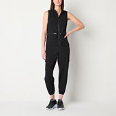 Jessica Howard Long Sleeve Jumpsuit, Color: Black - JCPenney