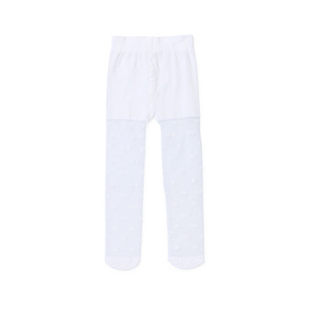 So Adorable Baby Girls Hearts Tights, 0-12 Months, White