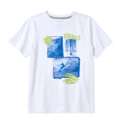 Thereabouts Little & Big Boys Crew Neck Short Sleeve Graphic T-Shirt