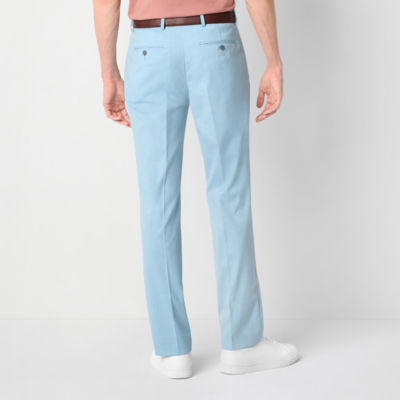 J. Ferrar Mens Classic Fit Flat Front Suit Pant
