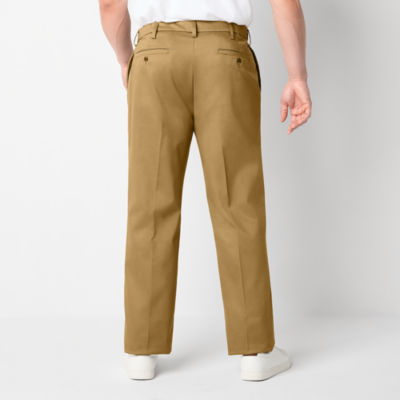 St. John's Bay Universal Easy Care Extender Mens Big and Tall Relaxed Fit Flat Front Pant