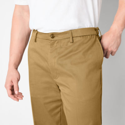 St. John's Bay Universal Easy Care Extender Mens Big and Tall Relaxed Fit Flat Front Pant