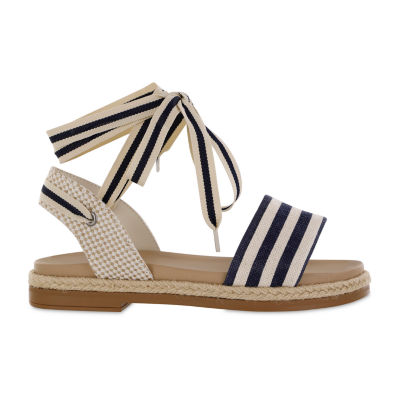 Mia Amore Kenny Womens Adjustable Strap Footbed Sandals