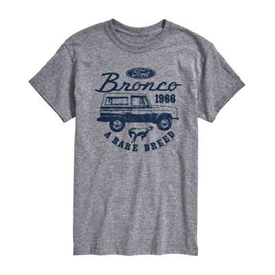 Mens Short Sleeve Bronco Graphic T-Shirt