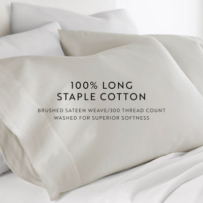 Casual Comfort Solid Cotton 300tc Pillowcase