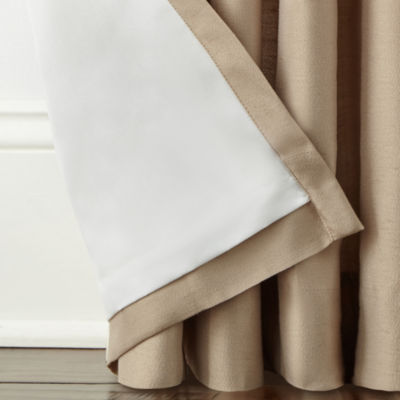 Liz Claiborne Supreme Pinch Pleat Back Tab Light-Filtering Single Curtain Panels