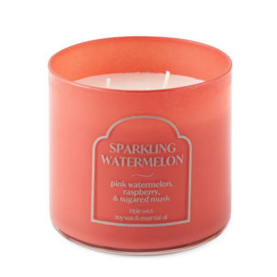 Distant Lands 14oz 3 Wick Sparkling Watermelon Scented Jar Candle