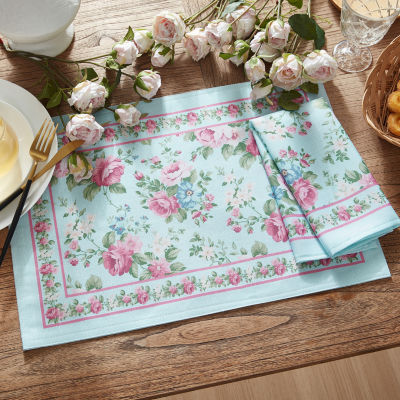 Elrene Home Fashions Vintage Floral Garden 4-pc. Placemat