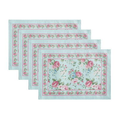 Elrene Home Fashions Vintage Floral Garden 4-pc. Placemat