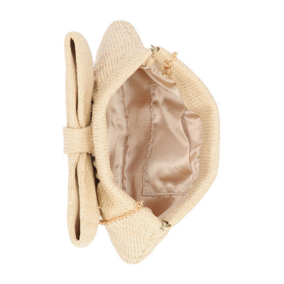 Gunne Sax by Jessica McClintock Vivienne Bow Clutch Evening Bag