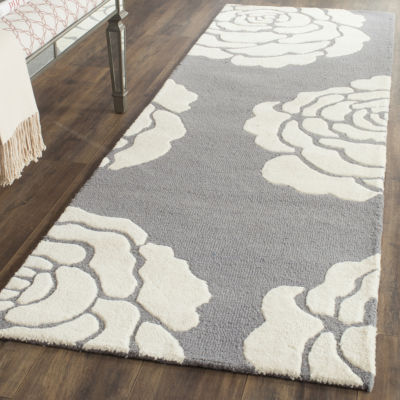 Safavieh Dacre Floral Wool Indoor Rectangular Runner