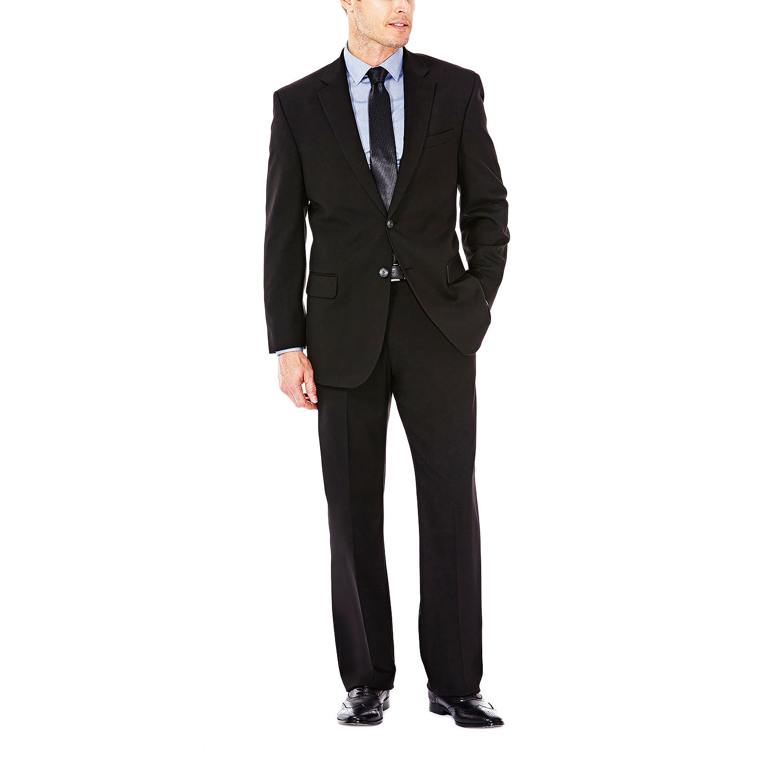 J.M. Haggar Premium Stretch Sharkskin Classic Fit Suit Separates - JCPenney