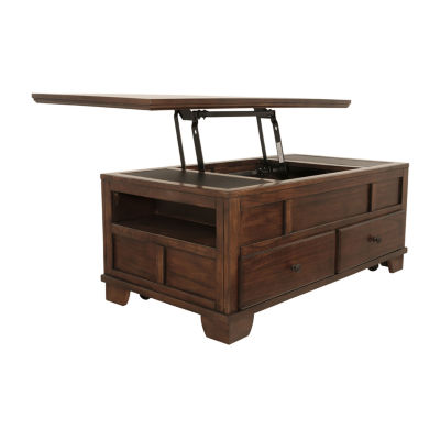 Signature Design by Ashley® Gately 2-Drawer Lift-Top Coffee Table