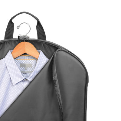 WallyBags 45" Deluxe Extra Capacity Travel Garment Bag With Two Accessory Pockets